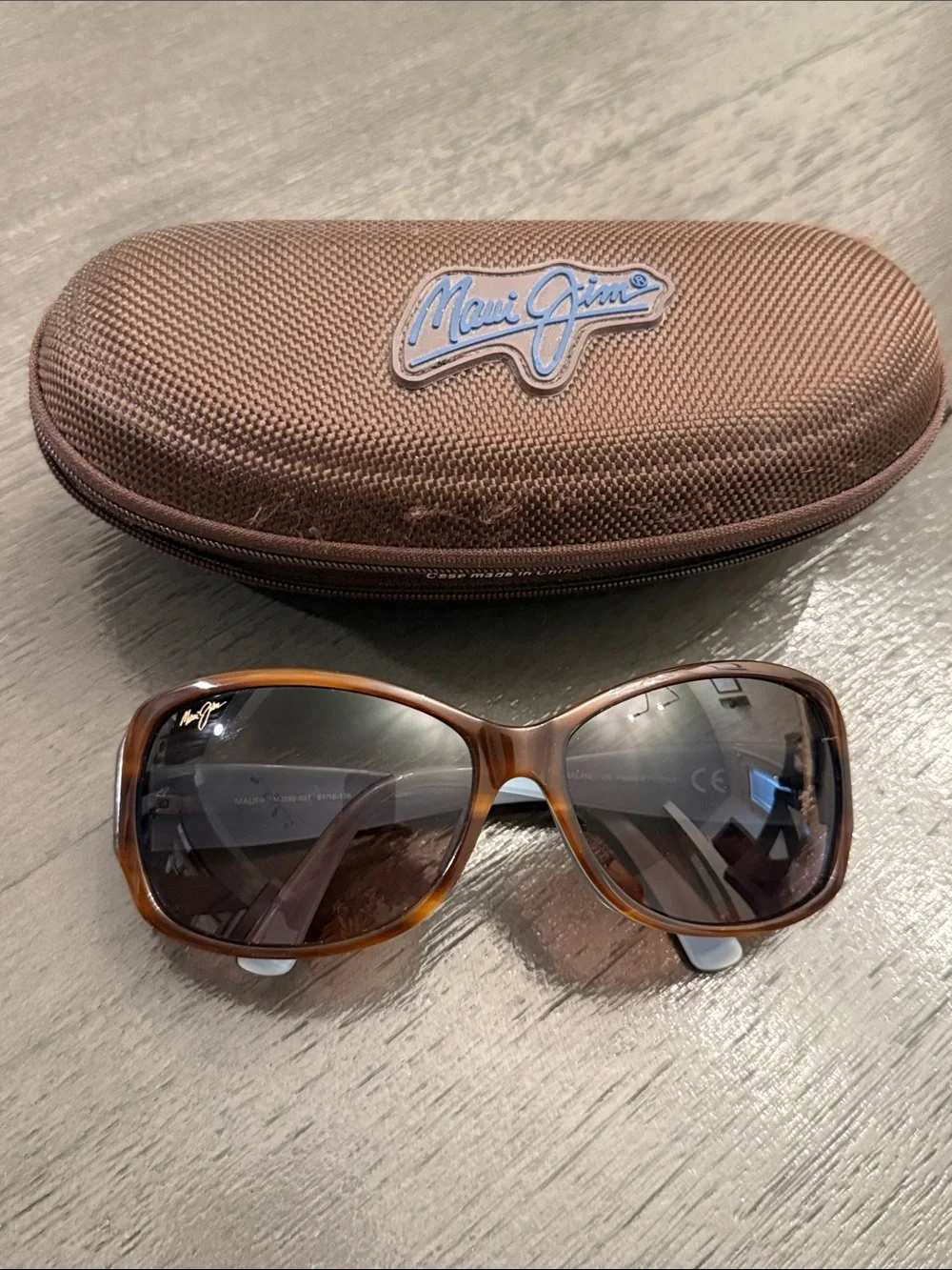 Maui Jim Nalani Polarized Sunglasses Tortoise Blue MJ295-03T 61-16-125